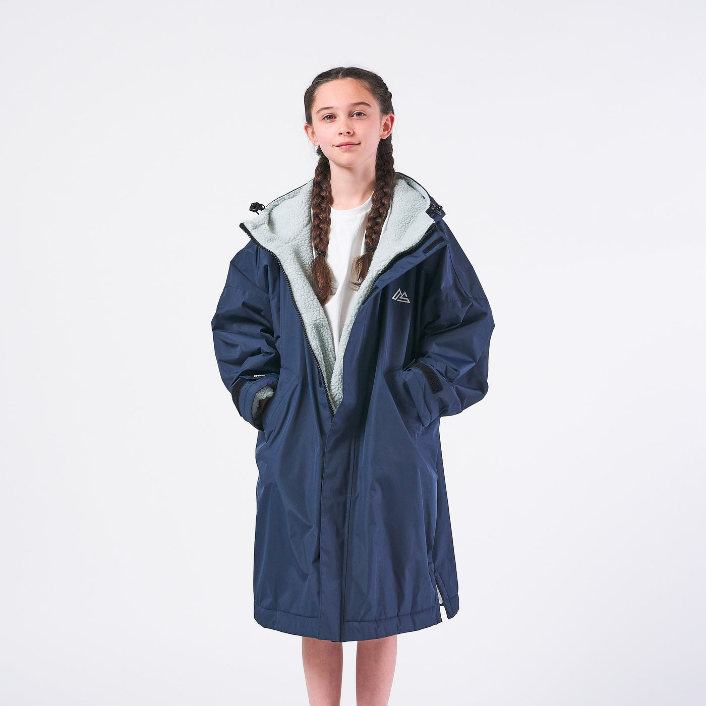 Kids Changing Robe - Navy