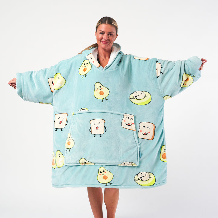 Hoodie Blanket Avocado – onesnug
