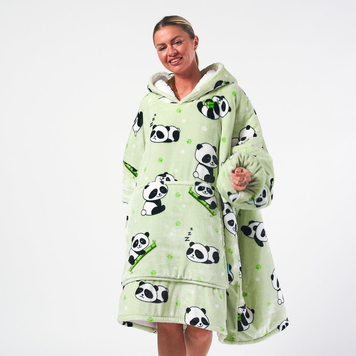 Hoodie Blanket Panda – onesnug1