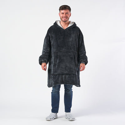 Hoodie Blanket - Dark Grey