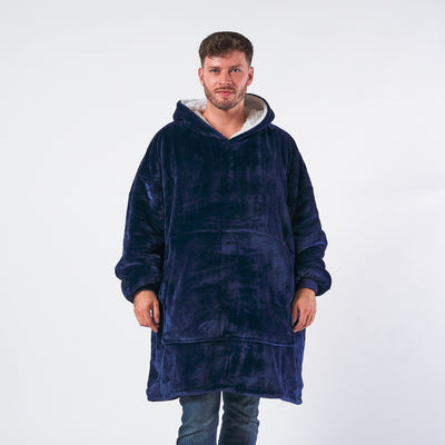 Hoodie Blanket - Navy