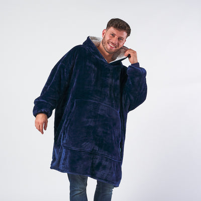 Hoodie Blanket - Navy