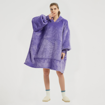 Hoodie Blanket - Purple