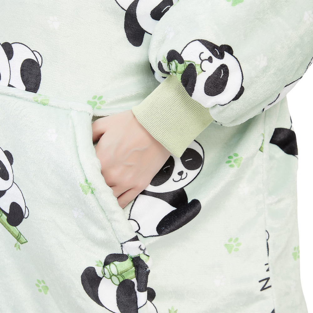 Hoodie Blanket - Panda