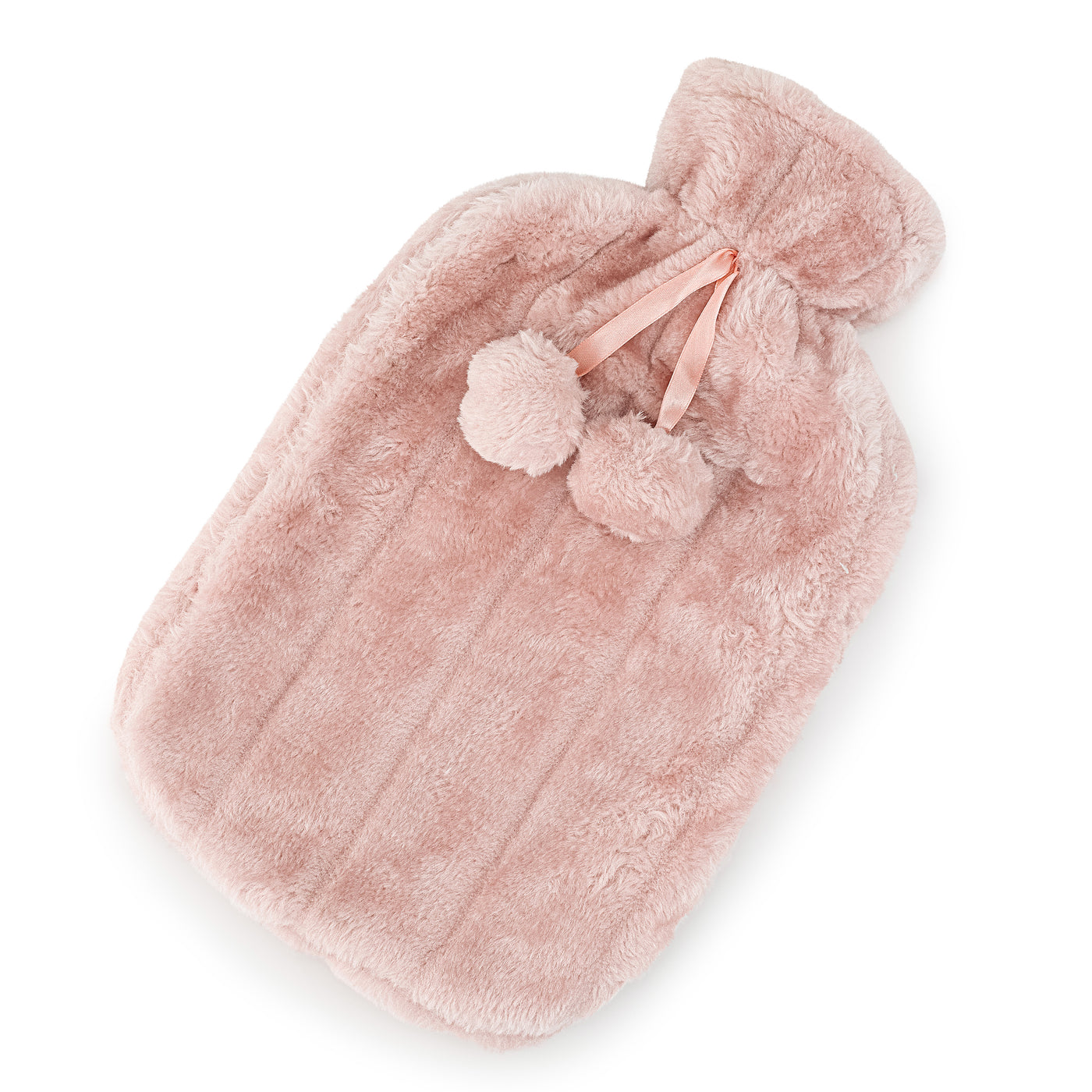 Luxury Hot Water Bottle & Cover - Pink