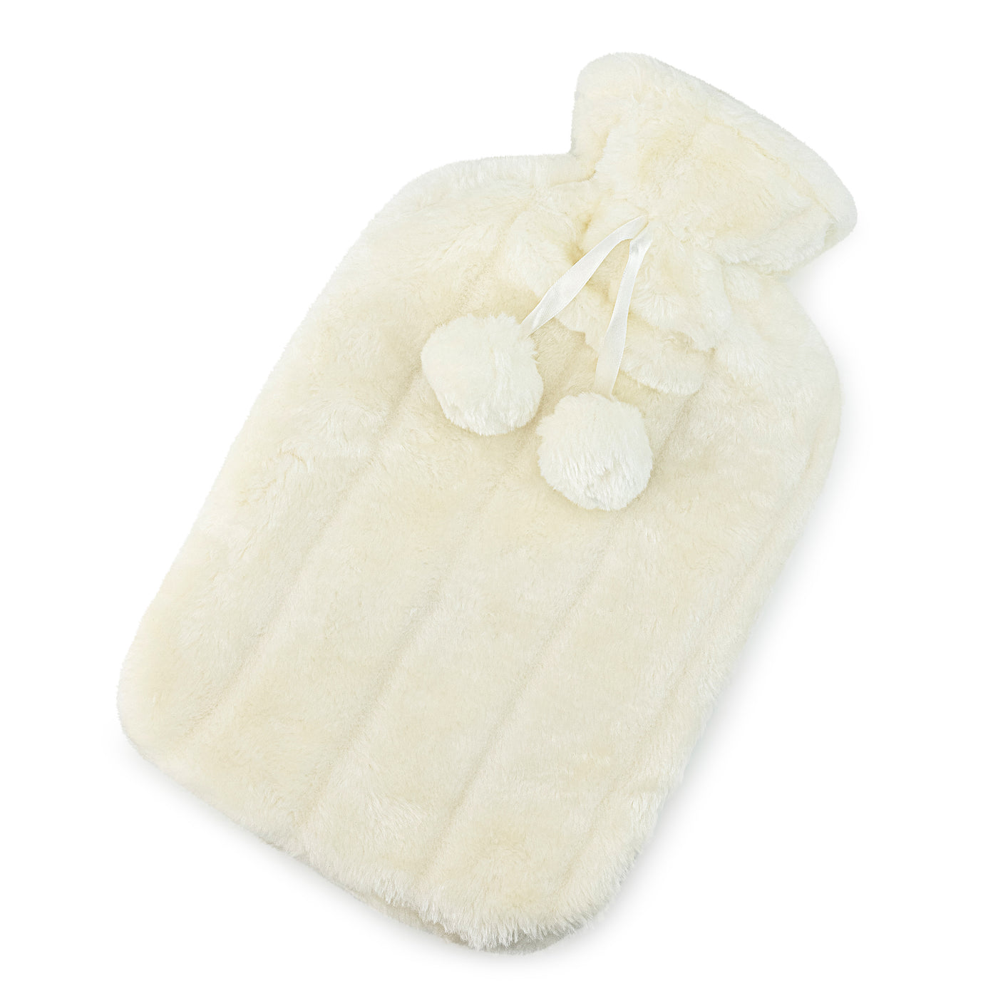 Luxury Hot Water Bottle & Cover - Cream