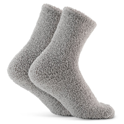 Plain Cosy Socks - Grey