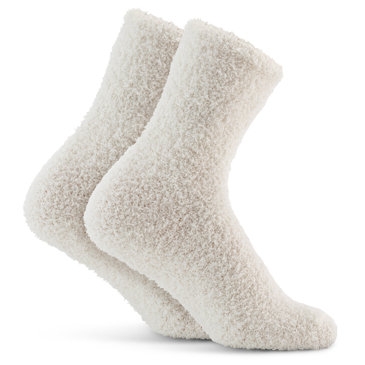 Plain Cosy Socks - White