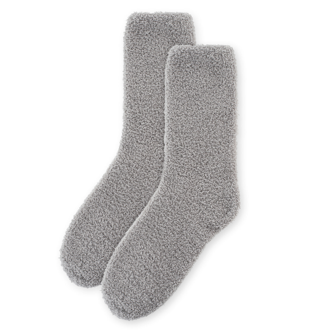Plain Cosy Socks - Grey