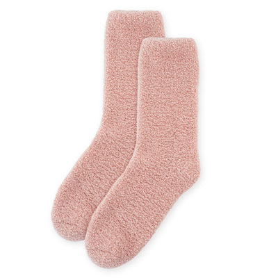 Plain Cosy Socks - Pink