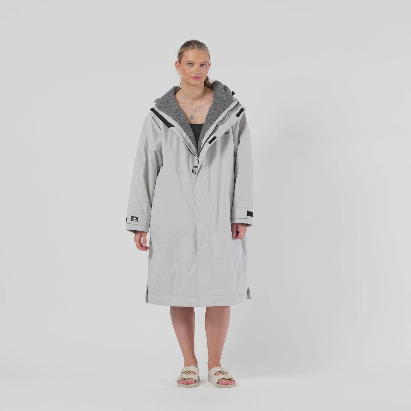 Adult Changing Robe - Light Grey