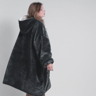 Hoodie Blanket - Dark Grey