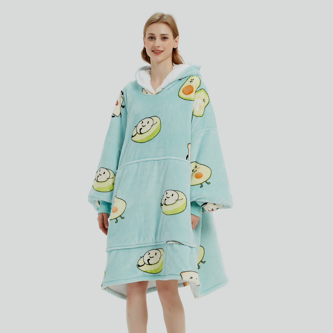 Avocado Hoodie Oodie Cheap Girls Green Heart Avocado Print