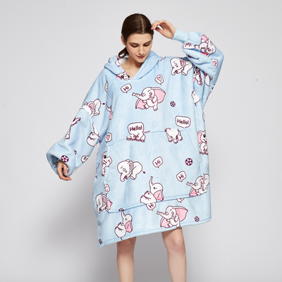 Hoodie Blanket - Elephant