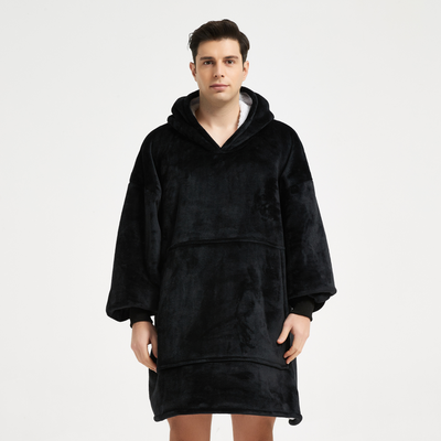 Hoodie Blanket - Black