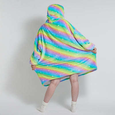 Hoodie Blanket - Rainbow