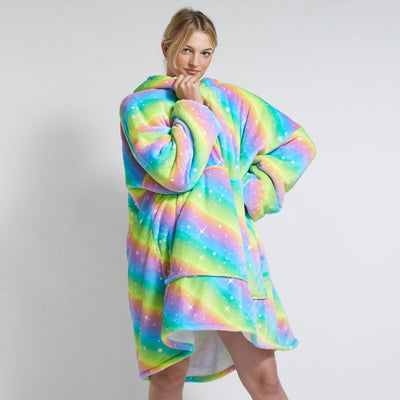 Hoodie Blanket - Rainbow