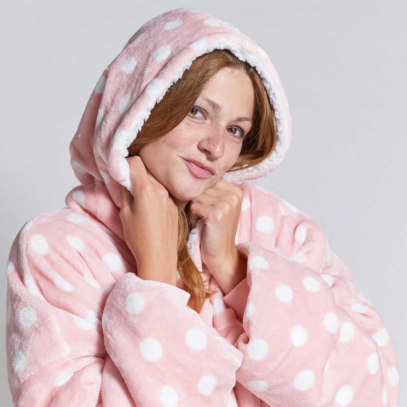 Pink hoodie blanket Clearance