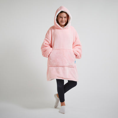 Kids Hoodie Blanket - Pink